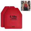 VEVOR Weight Vest Plates for Strength Trainning Running Workout 2x8,75 LB Plates