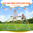 VEVOR Climbing Dome, 6FT Geometric Dome Climber Play Center για παιδιά 3 έως 9 ετών, Jungle Gym που υποστηρίζει 600LBS και Easy Assembly, με λαβή αναρρίχησης, εξοπλισμό παιχνιδιού εξωτερικού χώρου και εσωτερικού χώρου για παιδιά