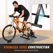 VEVOR Bike Trainer Stand, Fluid Stationary Bike Stand για τροχούς 26&quot;-29&quot;, Flywheel μείωσης θορύβου, φορητή βάση ποδηλασίας για άσκηση ιππασίας σε εσωτερικούς χώρους, με μοχλό γρήγορης αποδέσμευσης &amp; ανύψωση μπροστινού τροχού