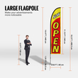 VEVOR Open Flags for Business Advertising Flags και Poles for Outside 16,3 FT