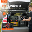 VEVOR Portable Water Storage Bladder 63,4 Gal PVC Πτυσσόμενη Δεξαμενή Νερού Μαύρο