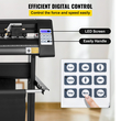 VEVOR Vinyl Cutter, 1350mm Vinyl Plotter, LED Screen Plotter Cutter, Ημιαυτόματο ενσωματωμένο οπτικό μάτι, συμβατό με λογισμικό SignCut για Mac και σύστημα Windows με βάση