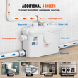 VEVOR Macerating Toilet System with Pump 800W Upflush Toilet For Underground