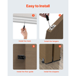 VEVOR Bypass Door Hardware 6ft Bypass Closet Door Track Kit για σύστημα 2 θυρών