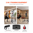 VEVOR 2 σε 1 Πλαίσιο βαρέως τύπου τσάντα μποξ Boxing Punching Fitness Stand Steel