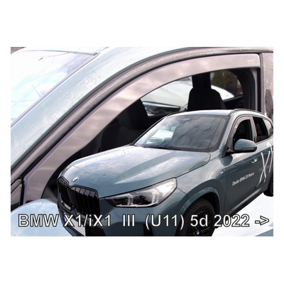 BMW X1 (U11) /iX1 5D 2022+  ΖΕΥΓΑΡΙ ΑΝΕΜΟΘΡΑΥΣΤΕΣ ΑΠΟ ΕΥΚΑΜΠΤΟ ΦΙΜΕ ΠΛΑΣΤΙΚΟ HEKO - 2 ΤΕΜ.