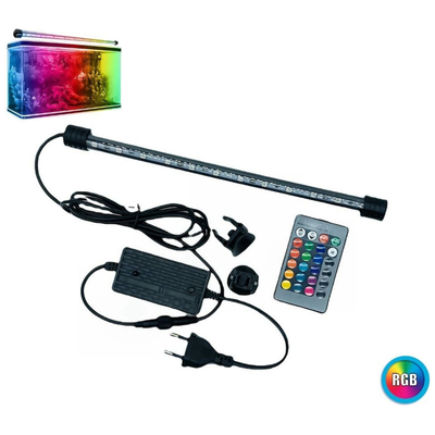 101292 LED Φωτιστικό Ενυδρείου 30cm RGB 4W IP68 με Χειριστήριο