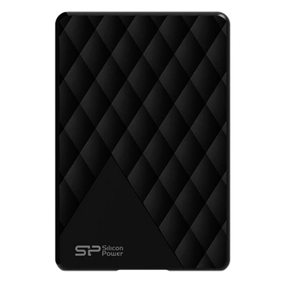 SILICON POWER εξωτερικός HDD 1TB Diamond D06, USB 3.2, μαύρος