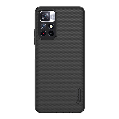 NILLKIN θήκη Super Frosted Shield για Xiaomi Note 11 5G/M4 Pro 5G, μαύρη