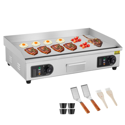 VEVOR Commercial Electric Griddle 4400 W Επίπεδη ψησταριά πάγκου 122℉-572℉