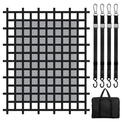 VEVOR Cargo Net Heavy Duty Cargo Net 96&quot; x 81&quot; Ρυθμιζόμενες πόρπες &amp; άγκιστρα S-hooks