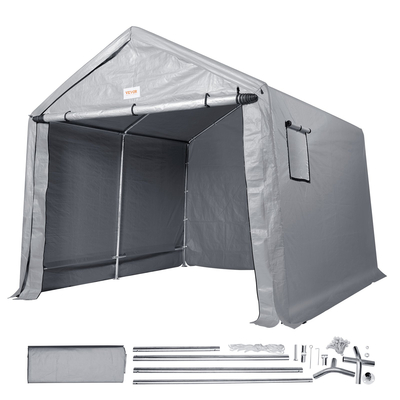 VEVOR Portable Storage Shelter Garage Storage Shel 7 x 12 x 7,36ft &amp; Zipper Door