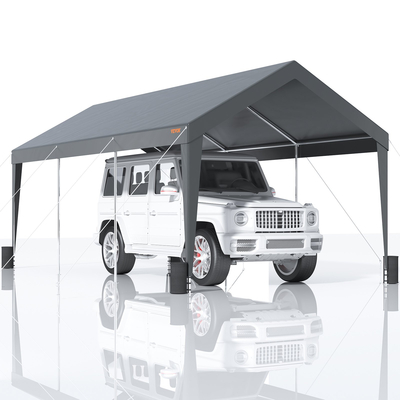 Σκηνή καταφυγίου VEVOR Carport Carport Canopy Garage Shelter 10x20ft με 8 κοντάρια για σκάφη αυτοκινήτων