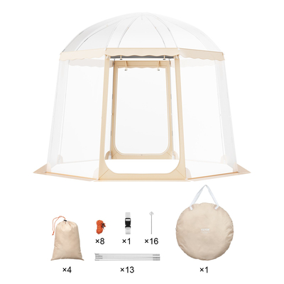 Αθλητική σκηνή VEVOR Instant Pop-Up Tent Shelter Ανθεκτικό στις καιρικές συνθήκες 4-8 άτομα Καθαρός