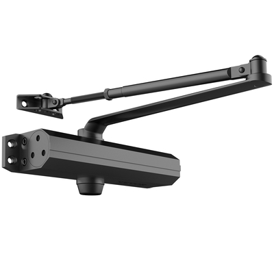 VEVOR Door Closer, Automatic Door Closer Εμπορική ή οικιακή χρήση για βάρη πόρτας 120 kg, ρυθμιζόμενο μέγεθος Hydraulic buffer Door Closers Heavy Duty Χυτό σώμα από αλουμίνιο, Εύκολη εγκατάσταση, Μαύρο