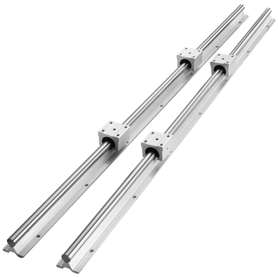 VEVOR Linear Guide Rail Set, SBR12 1000mm, 2 PCS 39,4 in/1000 mm SBR12 Guide Rails και 4 PCS SBR12UU Slide Blocks, Linear Rails and Bearings for Automated Machines DIY Project CNC Router Machines