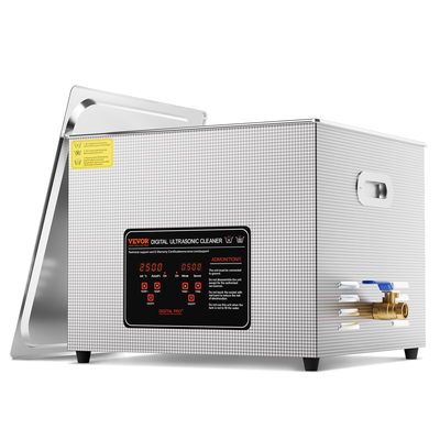 VEVOR 15L Ultrasonic Cleaner με Heater Timer &amp; Basket Digital Sonic Machine