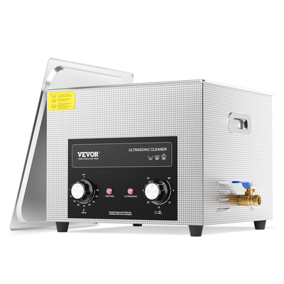 VEVOR 15L Ultrasonic Cleaner με Heater Timer &amp; Basket Digital Sonic Machine