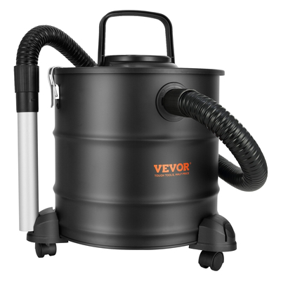 Ηλεκτρική σκούπα VEVOR Ash, 20 L με ισχυρή αναρρόφηση 1200 W, Συλλέκτης Ash Vac με εύκαμπτο σωλήνα &amp; ρόδες 1,2 M, για τζάκια, σόμπες pellet, ξυλόσομπα, καυστήρα κορμού, ψησταριές, φούρνους πίτσας, λάκκους