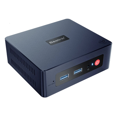 BEELINK mini PC Mini S, Intel CPU N5095, 8GB, 256GB SSD, Windows 11 Pro