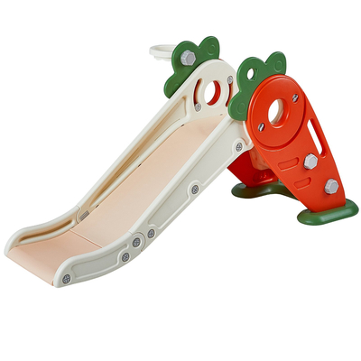 VEVOR Toddler Slide, Παιδική τσουλήθρα για νήπια ηλικίας 1-12 με αναρριχώμενες σκάλες και στεφάνι μπάσκετ, Εσωτερική εξωτερική τσουλήθρα για παιδιά με βάρος έως 40 κιλά, παιδική χαρά με υπερυψωμένη κουπαστή, αντιολισθητική λωρίδα