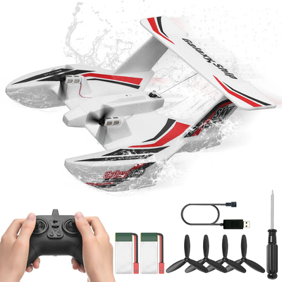 VEVOR RC Airplane Amphibious EPP Foam RC Plane Toy με τηλεχειριστήριο 2,4 GHz