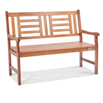 VEVOR Outdoor Bench 48 in Wood Garden Πάγκος 700 lbs Park Patio Yard Porch Πάγκος