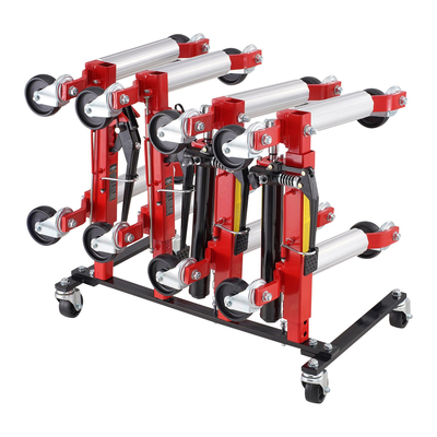 VEVOR Car Dolly Rack Hydraulic Jack Stand Organizer 4-Dolly χωρητικότητας