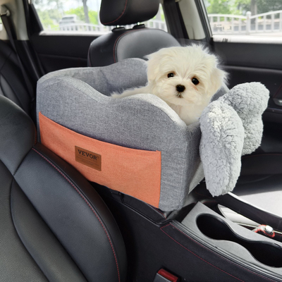 Κεντρική κονσόλα VEVOR Dog Car Seat Dog Booster Car Seat for Small Dog 8 lbs