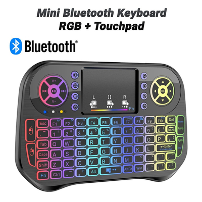 Mini Bluetooth/USB Keyboard RGB + Touchpad