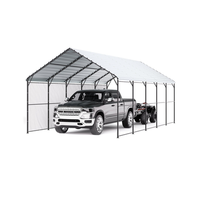 VEVOR 13&#039; x 26&#039; Metal Carport Heavy Duty Υπαίθριο Καταφύγιο Αυτοκινήτων Γκαράζ για Σκάφη