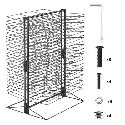 Βάση στεγνώματος VEVOR Art Drying Rack 50 Removable Shelves Painting Rack drying for Classroom