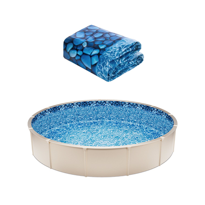 VEVOR Στρογγυλή επένδυση πισίνας 24 ποδών Unibead Style Pool Liner 52 in Ύψος τοίχου