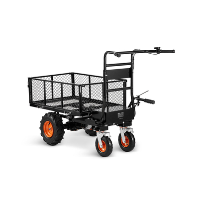 VEVOR Electric Utility Cart 660lbs Capacity Power Wagon 36V 432W Wheelbarrow