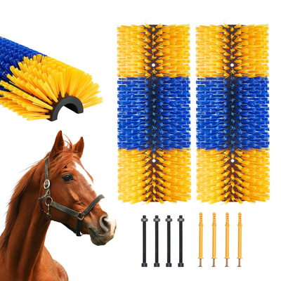 VEVOR Livestock Scratching Brush 2Pcs Itch Relief Horse Scratcher Brush 17,1 in