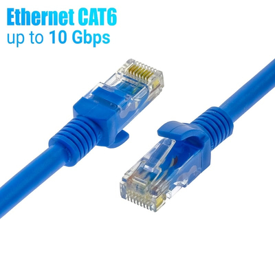 Καλώδιο Ethernet 0.5m CAT 6E Μπλε