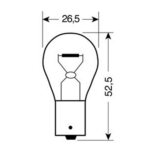 ΛΑΜΠΑΚΙΑ 12V/PY21W ΚΑΘΡΕΦΤΗΣ