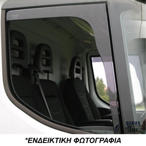 OPEL VIVARO 2D 2001-2014 / NISSAN PRIMASTAR ΖΕΥΓΑΡΙ ΑΝΕΜΟΘΡΑΥΣΤΕΣ VAN ΓΙΑ ΟΛΟ ΤΟ ΤΖΑΜΙ ΑΠΟ ΕΥΚΑΜΠΤΟ ΦΙΜΕ ΠΛΑΣΤΙΚΟ HEKO - 2 ΤΕΜ.