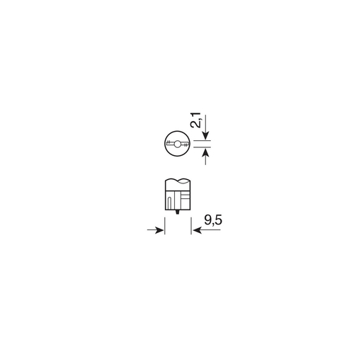 T10 9/32V W2,1x9,5d MEGA-LED9 ΔΙΑΘΛΑΣΗΣ ΛΕΥΚΟ (ΚΑΡΦΩΤΟ ΑΚΑΛΥΚΟ) 2ΤΕΜ.