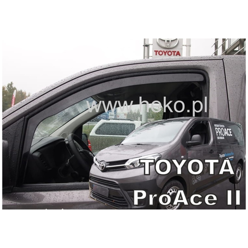 CITROEN JUMPY 3 / SPACETOURER / TOYOTA PROACE 2 / PEUGEOT EXPERT 3 / TRAVELLER 2016+ / OPEL VIVARO 3 2019+ ΖΕΥΓΑΡΙ ΑΝΕΜΟΘΡΑΥΣΤΕΣ VAN ΑΠΟ ΕΥΚΑΜΠΤΟ ΦΙΜΕ ΠΛΑΣΤΙΚΟ HEKO - 2 ΤΕΜ.