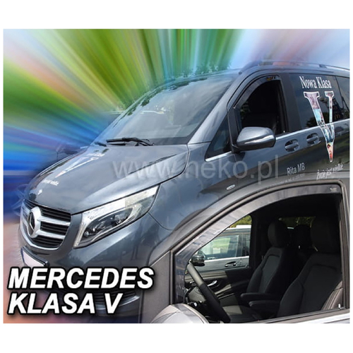 MERCEDES VITO KLAS V W447 2014+ ΖΕΥΓΑΡΙ ΑΝΕΜΟΘΡΑΥΣΤΕΣ ΑΠΟ ΕΥΚΑΜΠΤΟ ΦΙΜΕ ΠΛΑΣΤΙΚΟ HEKO - 2 ΤΕΜ.