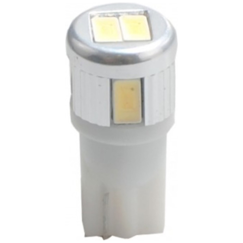 W5W 12V T10 W2,1x9,5d LED 6xSMD5730 ΛΕΥΚΟ (ΚΑΡΦΩΤΟ ΑΚΑΛΥΚΟ) BLISTER 2ΤΕΜ. M-TECH