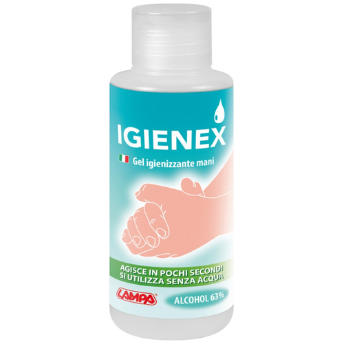 ΑΝΤΙΣΗΠΤΙΚΟ ΤΖΕΛ ΧΕΡΙΩΝ IGIENEX (63% ΑΛΚΟΟΛΗ) 150ml