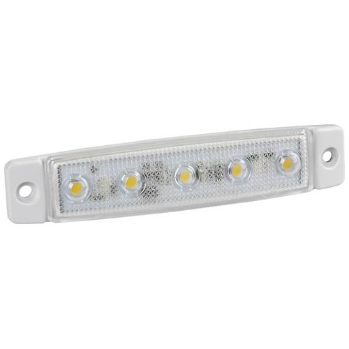 ΦΩΣ ΟΓΚΟΥ 12/24V 5xSMD LED ΛΕΥΚΟ ΔΙΑΦΑΝΟ 96x20mm ΜΕ ΕΓΚΡΙΣΗ ΤΥΠΟΥ R7/R10  LAMPA - 1 TEM.