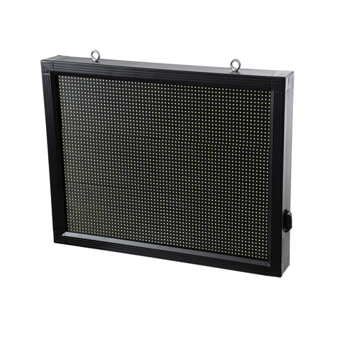 GloboStar® DISPLAY 90800 LED Scrolling Display 64x48cm - Κυλιόμενη Ψηφιακή Πινακίδα / Επιγραφή Μονής Όψης P10 LED SMD AC 220-240V - Λειτουργία μέσω Wi-Fi με Εφαρμογή APP - Αισθήτηρας Θερμοκρασίας και Υγρασίας - Αδιάβροχο IP65 - Μ72 x Π9 x Υ56cm - Ψυχρό Λευκό 6000K - 1 Χρόνο Εγγύηση