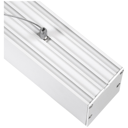 GloboStar® ORION 61031-P Γραμμικό Κρεμαστό Φωτιστικό Linear LED CCT 72W 8600lm 120° AC 220-240V Μ120 x Π5.5 x Υ7cm - Εναλλαγή Φωτισμού μέσω Τηλεχειριστηρίου All In One Ψυχρό 6000k+Φυσικό 4500k+Θερμό 2700k Dimmable - Λευκό - 3 Years Warranty