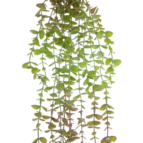 GloboStar® Artificial Garden HANGING EUCALYPTUS 20810 Τεχνητό Διακοσμητικό Κρεμαστό Φυτό Ευκάλυπτος Μ16 x Π9 x Υ105cm