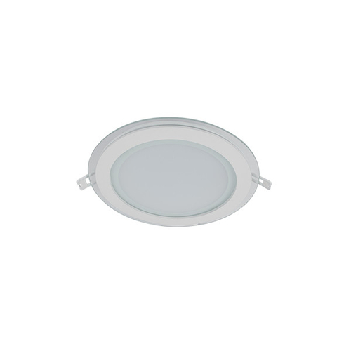 LED ΠΑΝΕΛ ΣΤΡΟΓΓΥΛΟ ΜΕ ΓΥΑΛΙ 18W 2700K