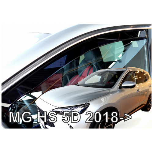 ΑΝΕΜΟΘΡΑΥΣΤΕΣ ΓΙΑ MG HS 5D 2018+ ΖΕΥΓΑΡΙ ΑΠΟ ΕΥΚΑΜΠΤΟ ΦΙΜΕ ΠΛΑΣΤΙΚΟ HEKO - 2 ΤΕΜ