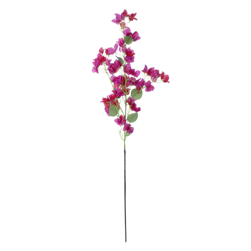 GloboStar® Artificial Garden BOUGAUVILLEA BRANCH 20652 Τεχνητό Διακοσμητικό Κλαδί Μπουκανβίλιας Φουξ Y115cm